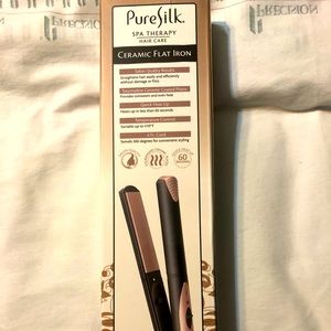 Pure silk ceramic flat iron